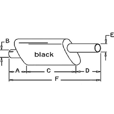 Aftermarket Fits John Deere Parts MUFFLER AT13044 435 (W/ DIESEL ENGINE 1957-1959), 440 (W/ AM3246T